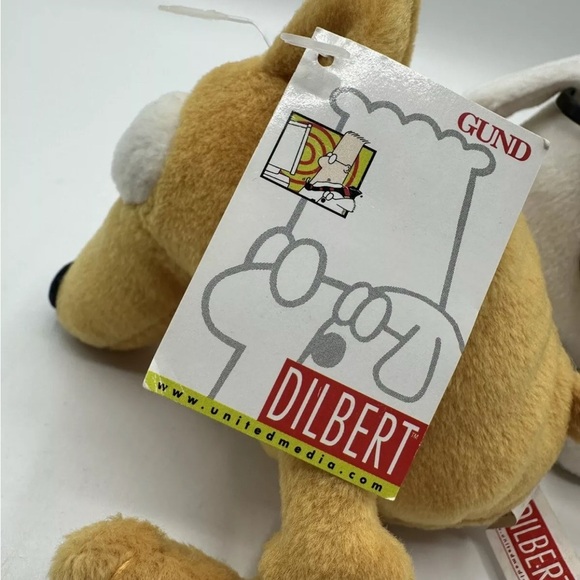 Dilbert Character Toy Plush Set- Dogbert & Ratbert Stuffed Animal Set of 2 - Picture 4 of 6